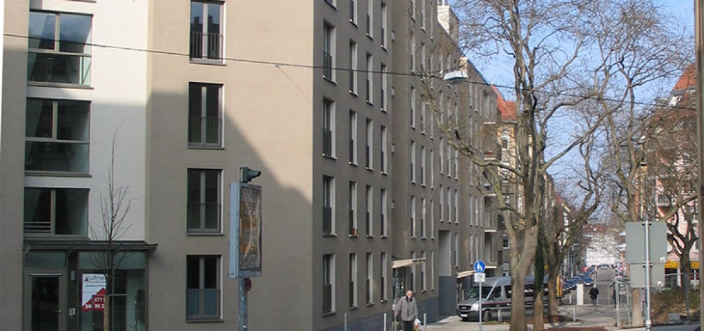 Wohn- und Geschäftshaus Südtor Stuttgart  - Winfried Elflein Architekten