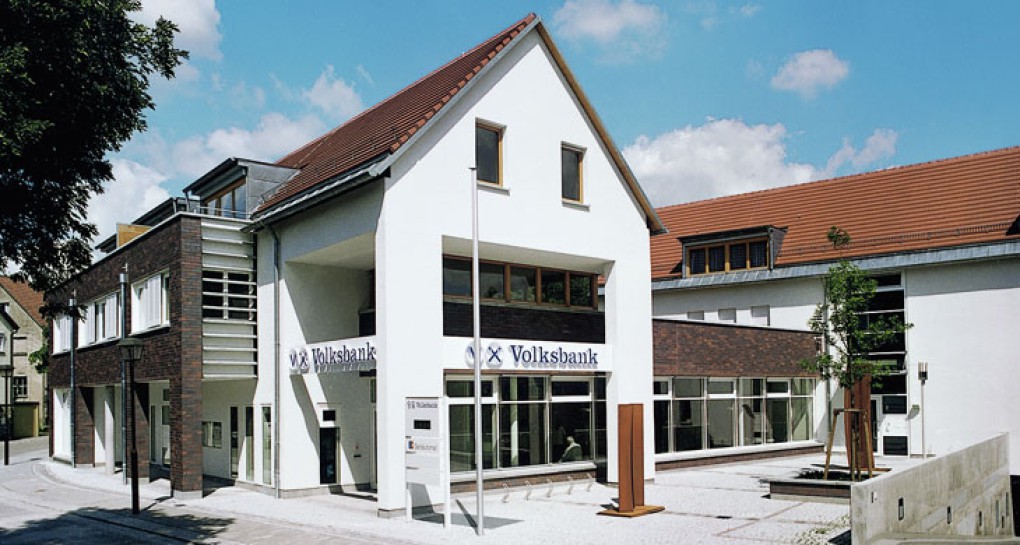 Wohn- und Geschäftshaus Volksbank Ludwigsburg in Affalterbach - Winfried Elflein Architekten