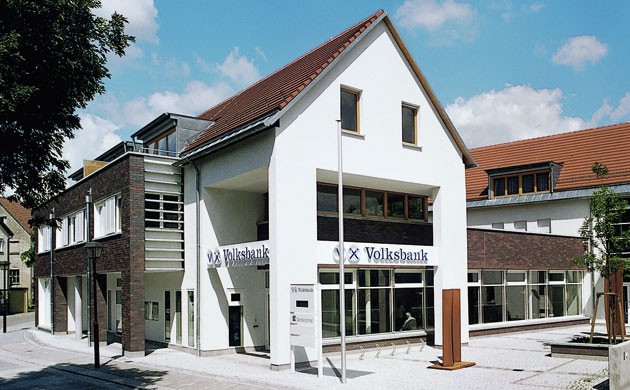 Wohn- und Geschäftshaus Affalterbach, Volksbank Ludwigsburg - Winfried Elflein Architekten